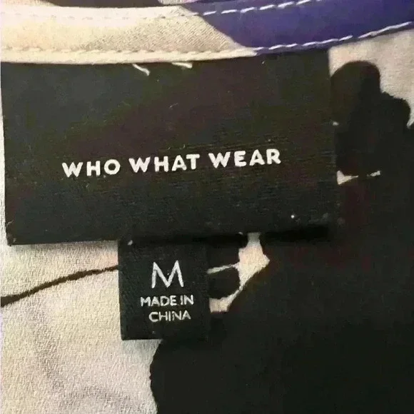 WHO WHAT WEAR Sleeveless Tunic top Size M - Picture 4 of 6